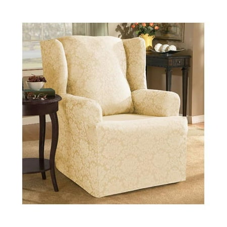 Hometrends Normandy Wing Chair Slipcover