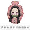 thumbnail image 2 of Kamado Nezuko Unisex Sweatshirts Loose Pullover Sweater Hooded Hoodie 3D Printing Jacket Winter Fall Clothes 4XL, 2 of 7