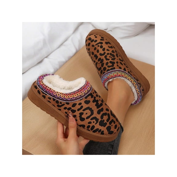 Womens Cozy Slippers Indoor Non-Slip House Shoes for Cold Weather Comfort