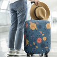 thumbnail image 2 of Pioneer Flower Floral Print Pattern Luggage Cover Fashion Suitcase Cover Baggage Covers Fit 25-28 Inch Luggage (Go Travel), 2 of 5