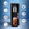 thumbnail image 3 of Sodastream Fountain Sparkling Drink Maker Black/Silver, Includes Quick Connect CO2, Water Tank, 2 Flavor Connect Caps, and Pepsi Zero Drink Mix, 14.9oz, 3 of 15
