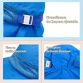 thumbnail image 2 of Gorro para el sol para bebé, gorro para el cuello para niña y niño, gorro de protección para niños, gorro de pescador transpirable, gorro de playa para niña, gorro de verano para niño, azul Talla M (2 - 6 años) JM, 2 of 5