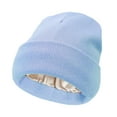 thumbnail image 5 of Women's Satin-Lined Knit Beanie Hat | Warm Acrylic Polyester | Elastic Fit, Frizz-Reducing Winter Cap, 5 of 6