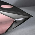 thumbnail image 3 of Set of 4 Soft Pink Throw Pillow Covers Modern Abstract Black Grey Stripes Gray White Acrylic Bold Decorative Pillow Cases Home Decor Square 16x16 Inches Pillowcases, 3 of 6
