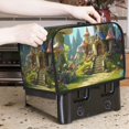 thumbnail image 7 of Fotbe Cute Mushroom Town A for Two Slice Toaster Cover, Fingerprint Protector, Super Soft Appliance Cover And Dust Cover,Bread Dust Cover & Fingerprint Protection, 7 of 7