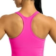 thumbnail image 6 of Sociala Women's Slim Straps Cropped Tops Scoop Neck Ribbed Tank Tops Built in Bra, 6 of 6