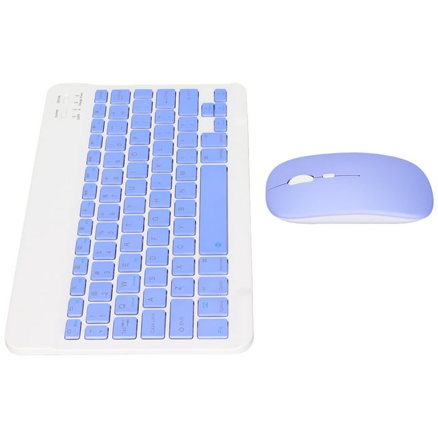 Clavier et Souris pour Tablette de 10 Pouces, Combo, Clavier Portable Ultra Mince Rechargeable, pour, IOS, Téléphone Cellulaire pour Tablette