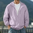thumbnail image 6 of Men's UPF 50+ Sun Protection Hooded Jacket, Lightweight Quick Dry Loose Fit Outdoor Windbreaker, Unisex Casual Summer Thin Coat Pink, 6 of 6