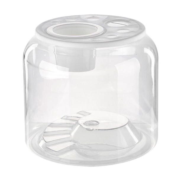 Contenedor para tortugas, acuario, decorativo, moderno, de alta capacidad, centro de mesa, bricolaje L con tapa