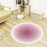 Lilixerw 15.7 x 15.7 inch Round Rug Circle Carpet,Washable Non Slip ...