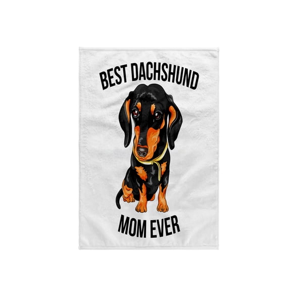 3dRose, Best Dachshund Mom Ever, 15x22 Hand Towel