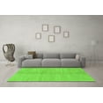 thumbnail image 3 of Ahgly Company Indoor Round Abstract Green Modern Area Rugs, 8' Round, 3 of 4