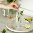 thumbnail image 5 of True Sippy Stainless Steel Straws, Cocktail Reusable Straws Set of 4 Silver, 5 of 7