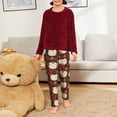 thumbnail image 6 of Pofeuu Autumn White Pumpkin Print Teenagers' Pajama Pants, Soft Lounge Pajama Pants with big pockets for Men Plaid Pj Bottoms-Small, 6 of 6