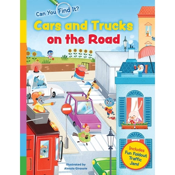 Pre-Owned Can You Find It? Cars and Trucks on the Road (Board book) 1953344143 9781953344144