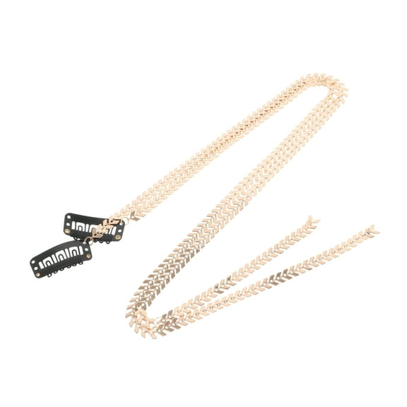 WHAMVOX 2pcs Wheat Ear Hair Chain Women French Vintage Hair Accessories Hair Chain Jewelry Tassel Hair Accessories for Girls Women