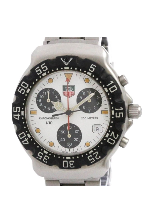 Pre-Owned TAG HEUER 2000 Formula 1 Chronograph Steel Quartz Mens Watch CA1212
