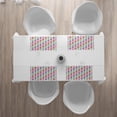 thumbnail image 3 of Ambesonne Floral Place Mats Set of 4, Squares with Flowers, Standard Size, Multicolor, 3 of 4