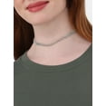 thumbnail image 4 of No Boundaries Scoop Neck Cotton Tee with Short Sleeves, Women's, 4 of 5