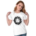 thumbnail image 3 of Celestial Sun Symbolic Spirit Animal Womens Slim Fit Graphic Tee Brisco Brands L, 3 of 5