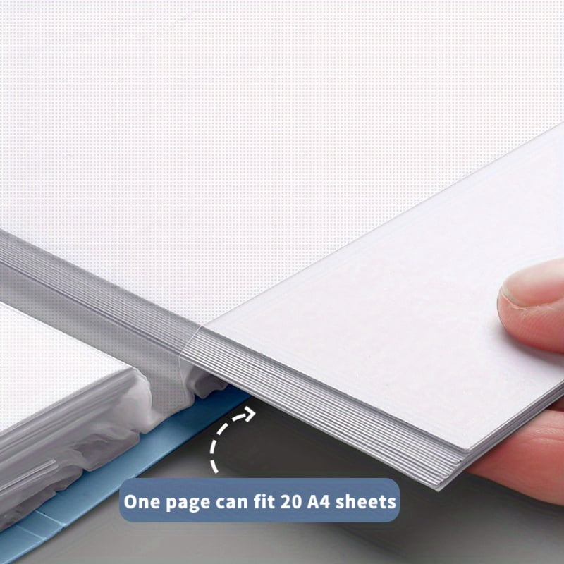 1Pcs A4-sized document contains 60 PP plastic bags. These bags are highly transparent and durable, suitable for use in offices, schools and households as organizing tools. They have a professional