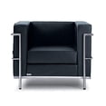 thumbnail image 1 of Canadian Corbusier Black Armchair, 1 of 3