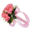 thumbnail image 4 of Ramo de boda Artificial, alta simulación, detalles exquisitos, Color duradero, ramo de novia rosa para fotografía, 4 of 14