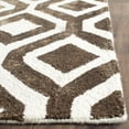 thumbnail image 3 of Safavieh Dip Dye Frigg Distressed Area Rug, Ivory/Chocolate, 9' x 12', 3 of 7