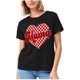 thumbnail image 2 of Tops de Cuello Redondo para Mujeres Casual de Moda Impresa Camiseta de Manga Corta, 95% Poliéster 5% Elastano para Uso Diario Y de Fiesta, 2 of 6