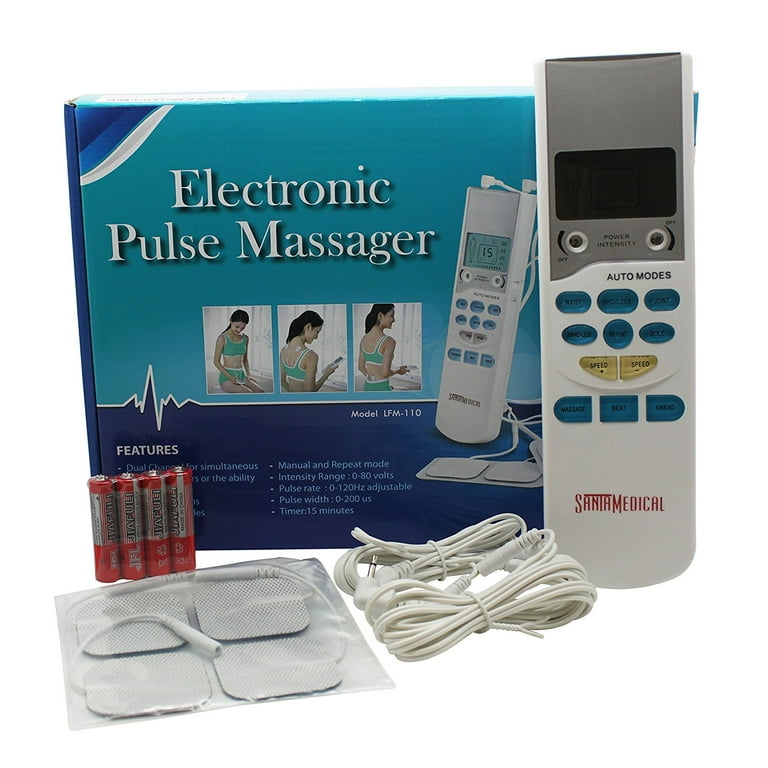 SantaMedical Tens Handheld Electronic Pulse Massager, Best Tens Units,  Inexpensive Tens Units, Top Tens Units, Santa Medical Tens, Most Popular  Tens