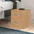 thumbnail image 2 of Better Home Products Cindy Faux Wood 2 Drawer Nightstand in Beech, 2 of 19