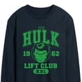 thumbnail image 3 of Marvel Hulk - Lift Club - Men's Long Sleeve Graphic T-Shirt, 3 of 5