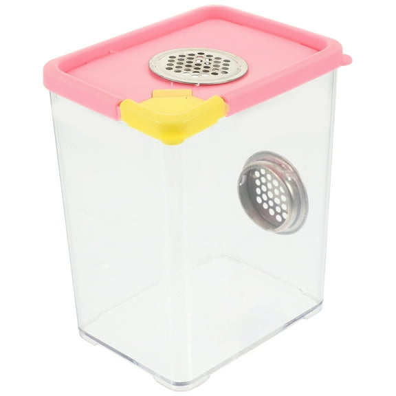 FRCOLOR frog terrarium Snail Terrarium Acrylic Spider Terrarium Clear Reptile Terrarium Reptile Habitat for Lizards Frogs,4.33"X3.15"X5.12"