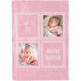 thumbnail image 4 of Best Mom Ever Custom Blanket with 5 Photos Personalized Picture Blanket Customized Gifts for Mom Grandma for Birthday Mother's Day Christmas, 15 Colors Available, 32"x48" Blankets, 4 of 5