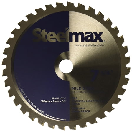 Steelmax - SM-BL-07-5 7 1/4" TCT Blade for Mild Steel