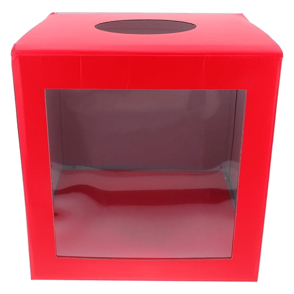 Nicehomfit Multi Color Cardboard Raffle Ticket Box for Party Ballot Donation and Suggestions