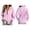 Pink, variant on Odbmxy Long Sleeve Women's Shirts Striped Fall Collared Women's Blouses Regular Button Down Tie Back Casual Vacation