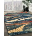 thumbnail image 2 of Ahgly Company Indoor Rectangle Abstract Black Cow Black Area Rugs, 2' x 5', 2 of 2