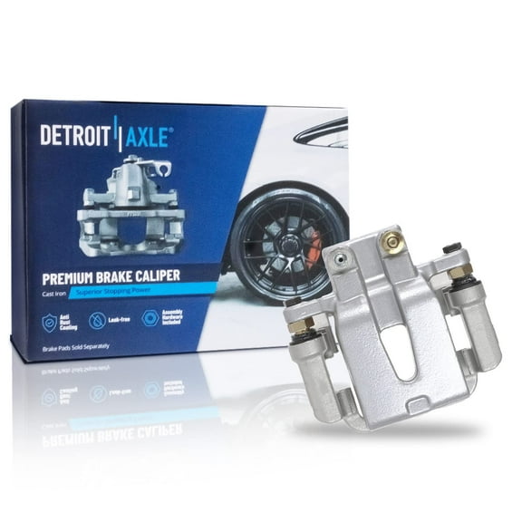 Detroit Axle - Rear Right Passenger Side Brake Caliper w/Bracket Replacement for Dodge Charger Challenger Magnum 300