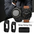 thumbnail image 2 of Flmtop 2Pcs Watch Strap Retainer Rings Replacement Soft Silicone 18mm/20mm Watchband Keeper Hoop Loop Holder for Garmin Vivoactive/Vivomove/Fenix 5S 5S Pro 6S 6S Pro, 2 of 10