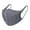 Dark Gray, variant on Ice Silk Face Mask for Women - 3D Bow Design, Breathable, Soft, Fashionable, Lightweight, Perfect for Daily Use, Party, Work,Black