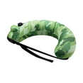 thumbnail image 3 of Cinturón de natación inflable almohada de cuello de viaje ajustable para Beach Lake Water Park Verde, 3 of 8