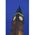 thumbnail image 2 of Flaherty, Dennis 11x14 Gold Ornate Wood Framed with Double Matting Museum Art Print Titled - Great Britain, London Clock Tower at dusk, 2 of 4