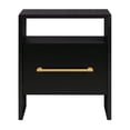 thumbnail image 2 of TOV Furniture Libre Black Nightstand with Gold Accents, 2 of 8