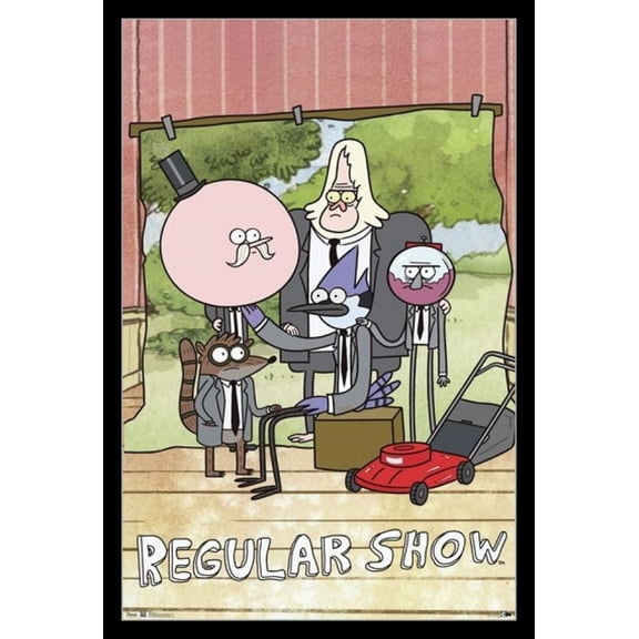 Rolled Poster Artist Regular Show 24 x 36 Framed Poster Print
