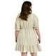 thumbnail image 3 of Vestido de lino Roman Fashion Tallas Extras 4272 Beige 44, 3 of 6