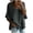 Black, variant on Women's Deep V-Neck Dolman Half Sleeve Blouse Loose Fit Casual Summer Top for Everyday Brunch Vacation and Beach Wear