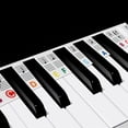thumbnail image 4 of SHANNA 88-Key Piano Notes Guide for Beginners, Removable Piano Keyboard Note Labels for Learning, Made of Silicone, No Stickers Required, Reusable, 4 of 8
