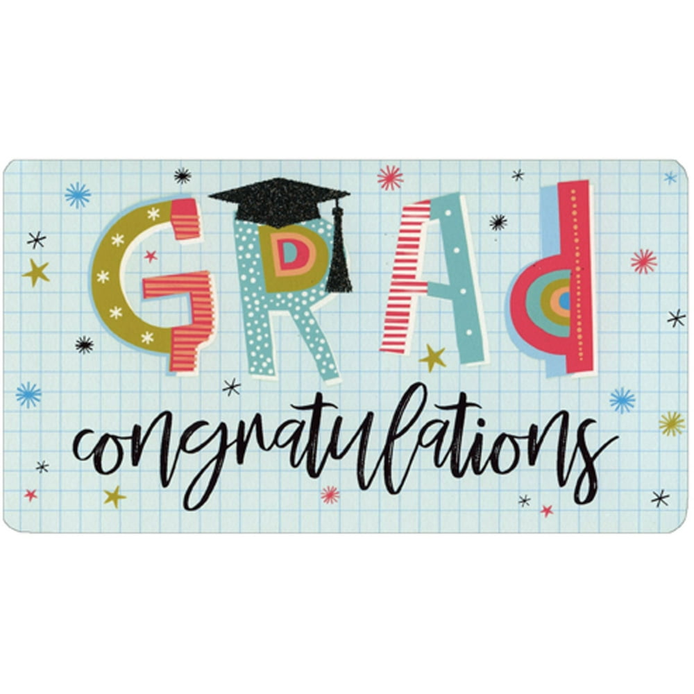 pictura grad text with glitter mortarboard graduation congratulations