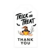 Koyal Wholesale 100-Pk Trick or Treat Pumpkin Halloween Gift Tags With String, Favor Bag Tags Decor 2 x 3.75 inch